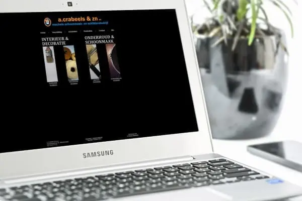 Website ontwerp voor een schoonmaakbedrijf